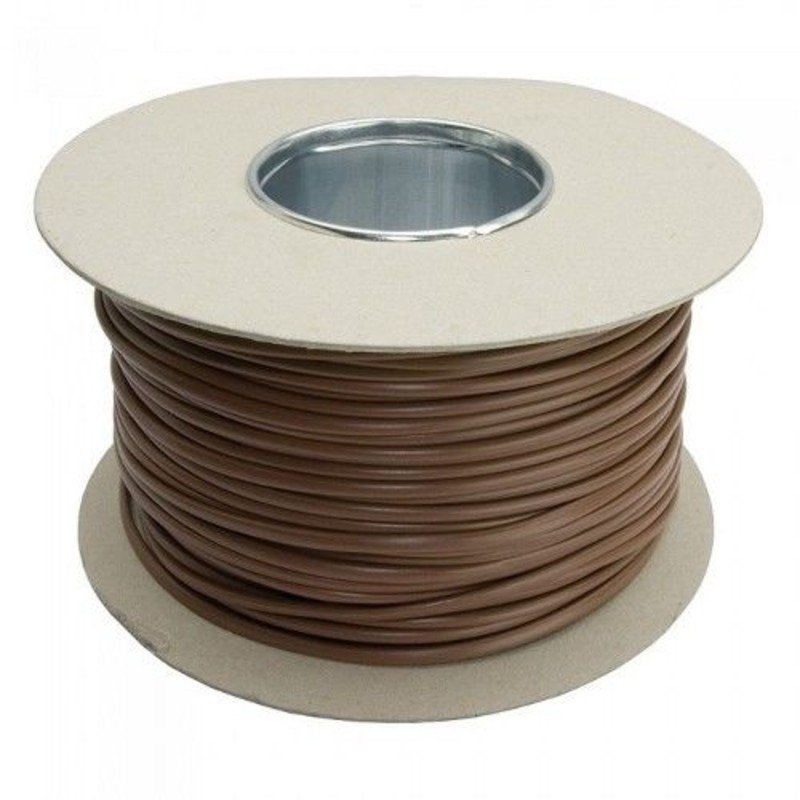 3MM BROWN SLEEVING DRUM QES3BR