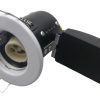 FIRE RATED SHORT CAN DOWNLIGHT GU10 FIXED - WHITE IGS/FW