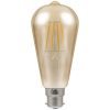 5W LED Antique Filament ST64 Dimmable Lamp BC (B22) 2200K, Crompton 4221