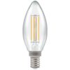 5W LED Candle Filament Dimmable SES Lamp CW Clear