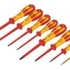 Insulated Screwdriver set 8 Piece Slotted / PZ, CK T49193