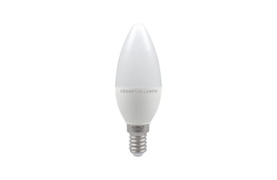 5.5W LED Candle Lamp SES Warm White, Crompton 11328