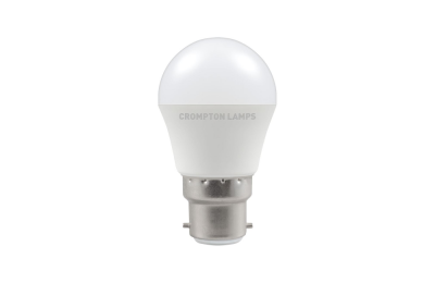 5.5W LED Round Golf Lamp BC Daylight 6000k, Crompton 11564