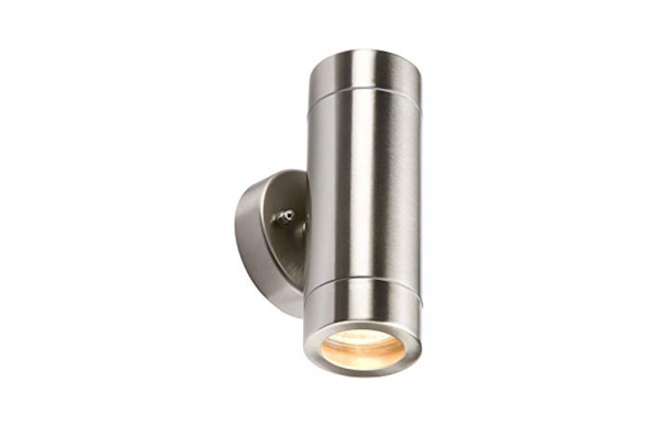 Double Side Up Down Wall Light GU10 Stainless Steel WALL2L