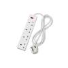 4 GANG EXTENSION LEAD 2M 13A PIF2053