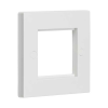 2G Modular Faceplate White, Knightsbridge NET2GWH