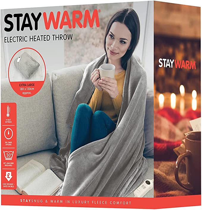 Heated Blanket, Machine Washable Extremely Soft and Comfortable Electric  Blanket Throw Fast Heating with Hand Controller 10 Heating Settings and  auto