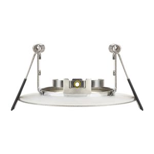 Alternative view of Evofire 85 Fire-Rated Downlight – 70mm Cutout, IP65, Satin Nickel, Round, incl. GU10 Holder (Integral)