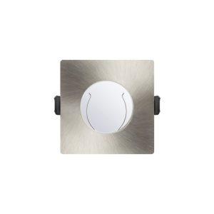 Alternative view of Evofire 85 Fire-Rated Downlight – 70mm Cutout, IP65, Satin Nickel Square, incl. GU10 Holder (Integral)
