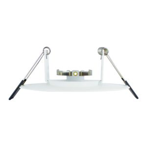 Alternative view of Evofire Maxi 110 Fire-Rated Downlight – 70–100mm Cutout, IP65, Satin Nickel Round, incl. GU10 Holder (Integral)