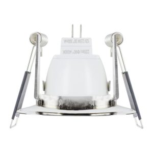Alternative view of Evofire Mini 64 Fire-Rated Downlight – 45mm Cutout, IP65, Polished Chrome Round (Integral)