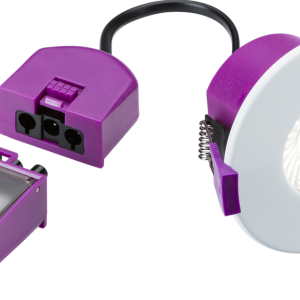 SpektroLED Evo Fixed Fire-Rated IP65 Downlight | Dual Wattage & 4-Color CCT (Bezel Not Included)